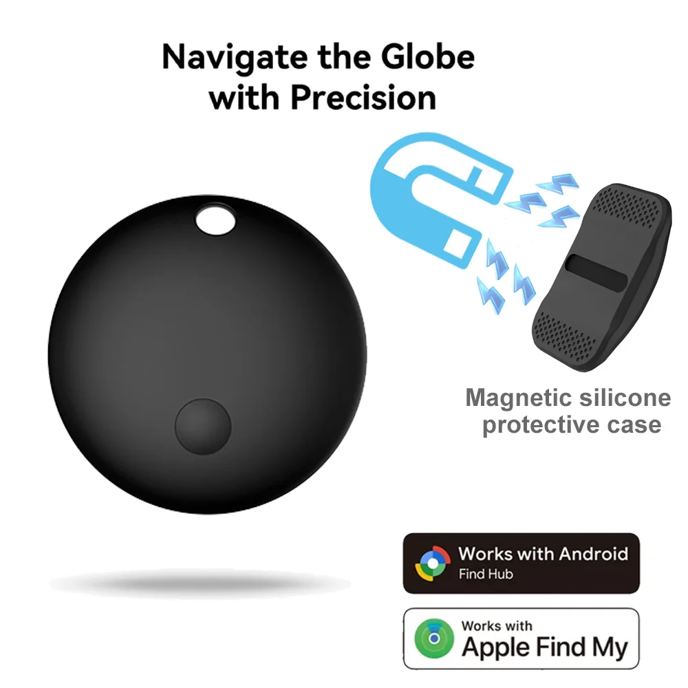 

Магнитные защитные чехлы для AirTag, совместимые с Google Find My (только для Android), трекеры для велосипедов (MTB)