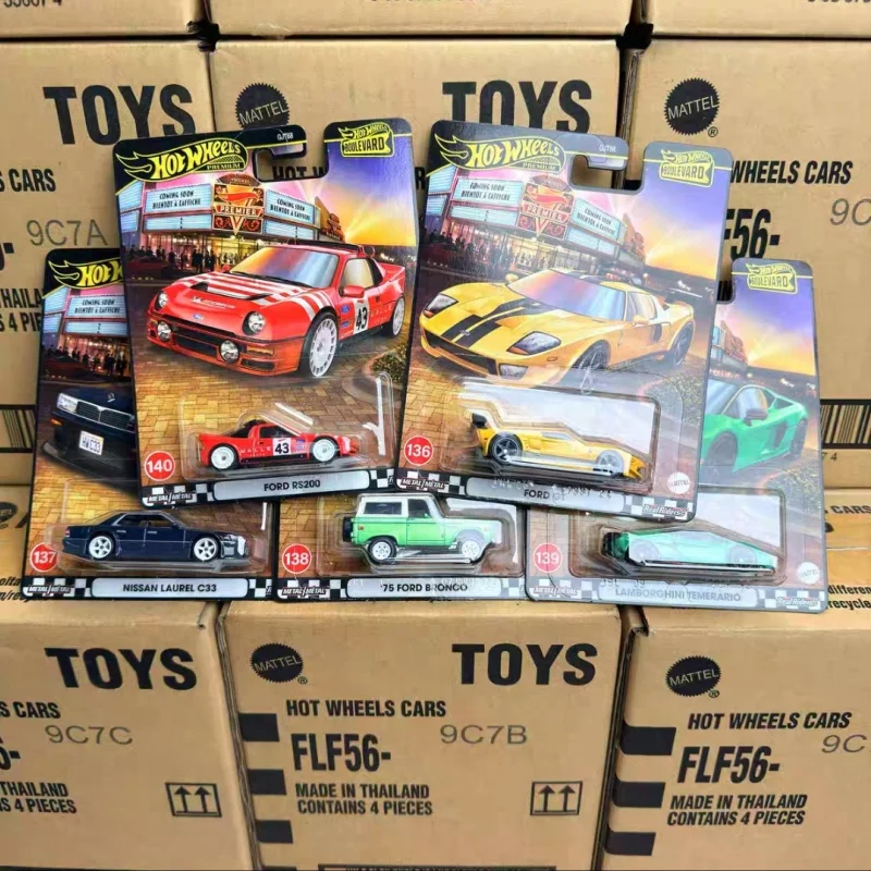 핫휠 GJT68 불리바드 28 E 케이스 시리즈 BMW 토요타 다이캐스팅 합금 자동차 모델 컬렉션 장식 장난감 축제용