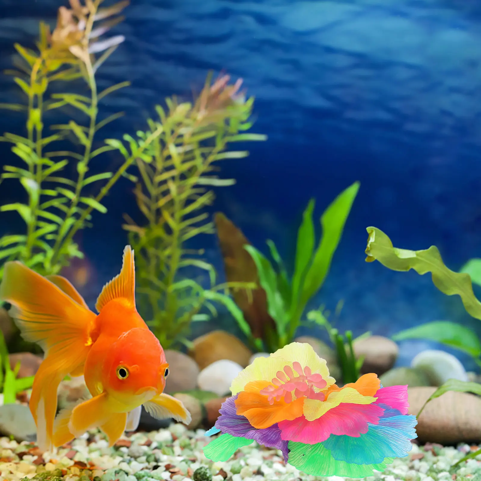 

Silicone Craft nament Lifelike Water Plant Aquatic Fish Tank Home Decor Vibrant Colors Aquarium L scaping Fine Details Realistic