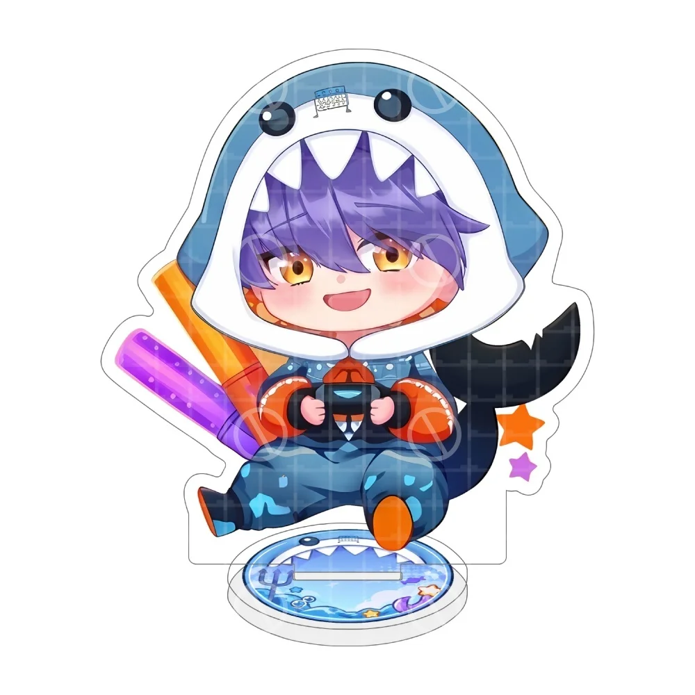 Obey Me! Acrylic Stand Lucife Mammon Leviathan HD Clear Desktop Display Collectible Fans Game Anime Figure Gift Cosplay keychain