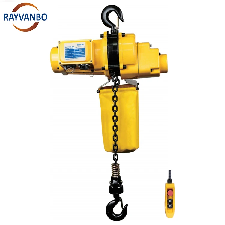 Rayvanbo 300kg Single Phase Mini Electric Hoist lifting Machine for sale