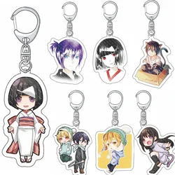 Noragami Keychain Anime 6cm Aesthetic Accesories Cute Aestethic Accessories Character Keychain Keyring Backpack Pendant Kid Gift