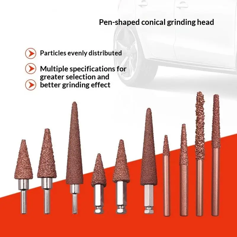 Tire Repair Grinding Head Buffing Wheels Tungsten Steel Car Buffer Patch Tool High Speed Low Speed Bowl Type