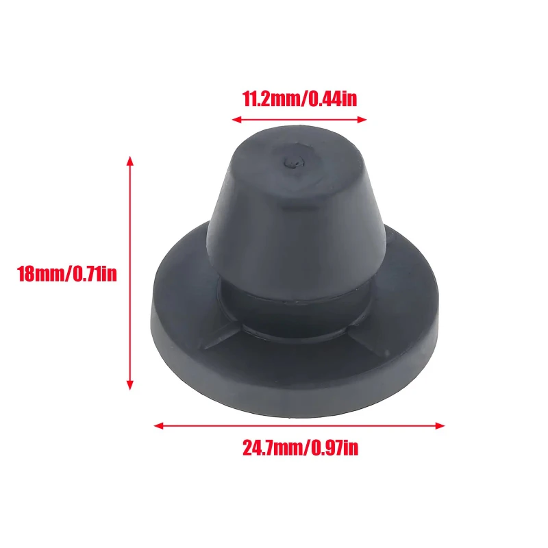 2/4Pcs Engine Cover Rubber Buffer Grommet Pad Shock Stopper Mount Gasket for Select European Cars