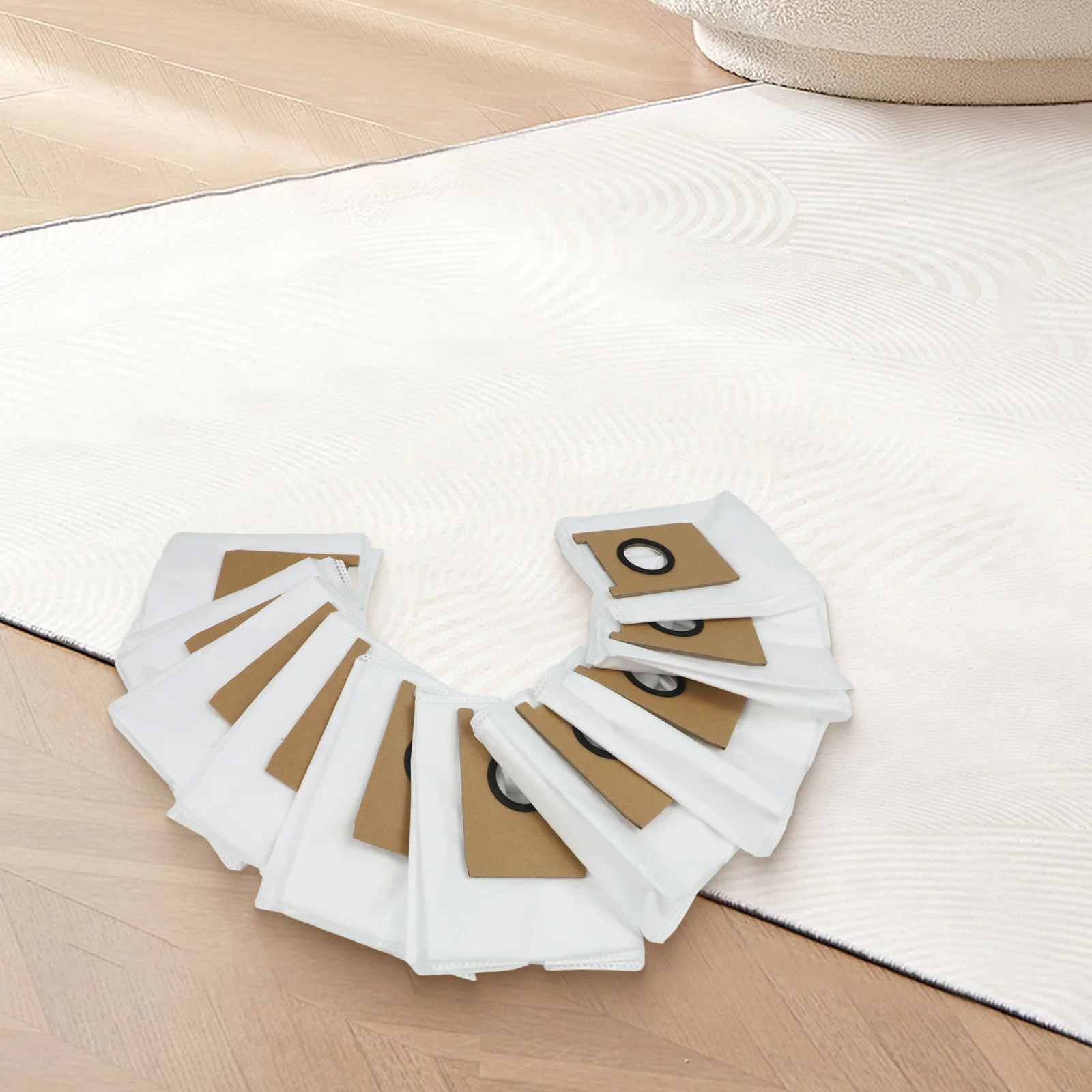 Acessórios de saco de pó de substituição feitos para robô aspirador de pó eufy e20 design não tecido de grande capacidade em pacotes de qualquer tamanho