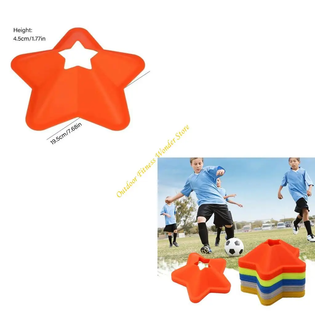 

E8BF Mrecailtablies Disciels Discs Soccer Training Markers для упражнений на ноги