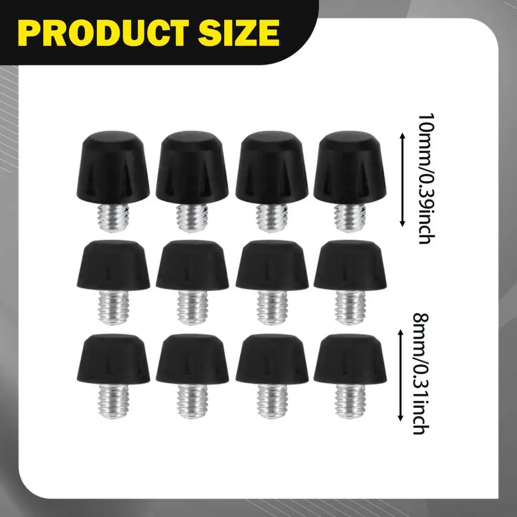 

Football Boot Studs Threaded 8mm 10mm Soccer Shoe Spikes Non Slip Turf Athletic Sneakers for Sports Game