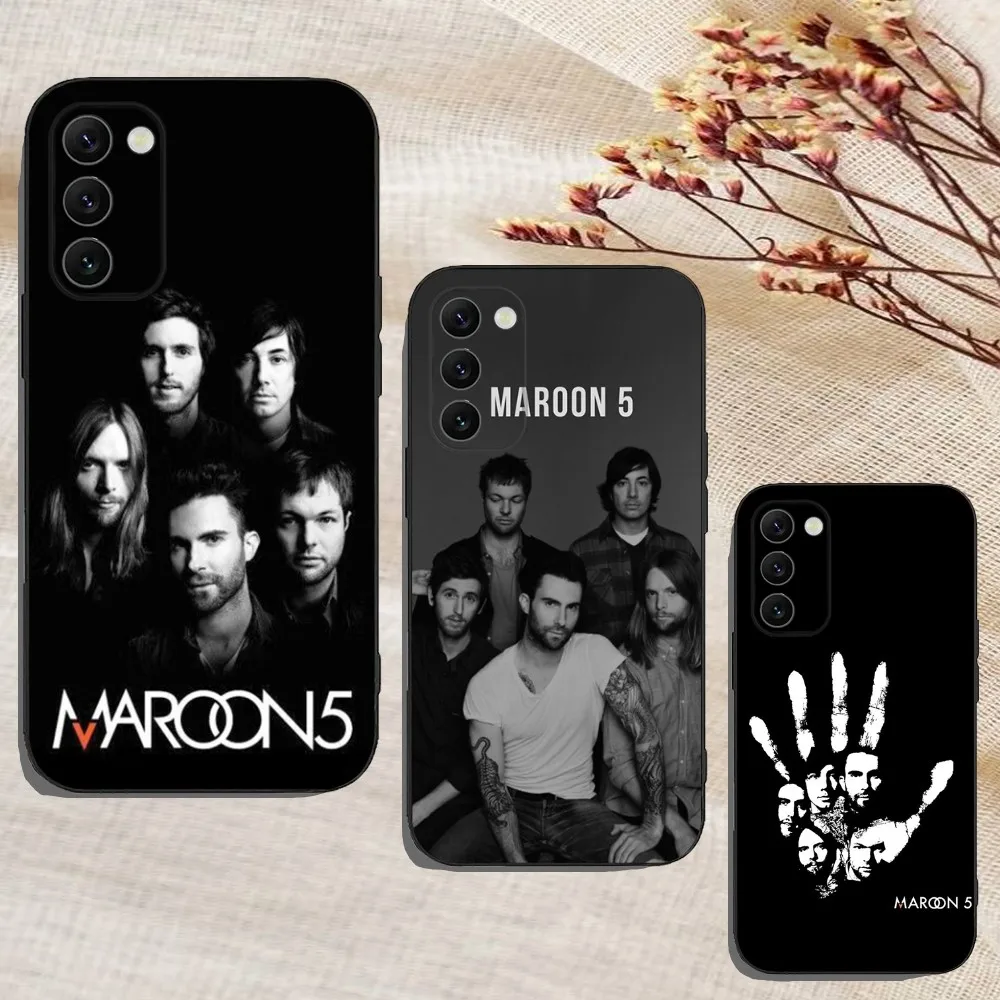 

Singer M-Maroon 5 Phone Case For Samsung Galaxy A13,A21s,A22,A31,A32,A52,A53,A71,A80,A91 Soft Black Cover