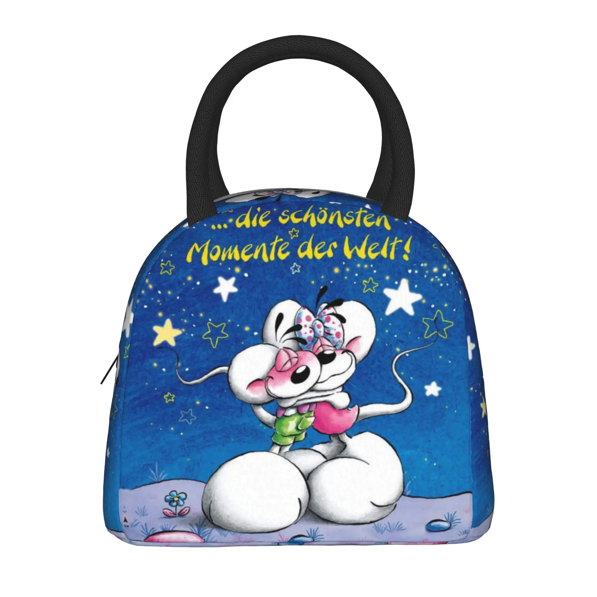 Diddl Diddlina Cartoon Mouse Thermal Insulated Lunch Bag for Travel  Portable Food Bag Men Women Thermal Cooler Lunch Box