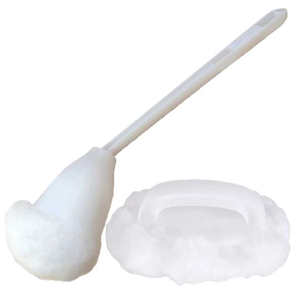 

1Set Toilet Brush Soft Head Ergonomic Handle Bathtub Brush Bathroom Cleaning Tool Deep Cleaning Household Use Hanging