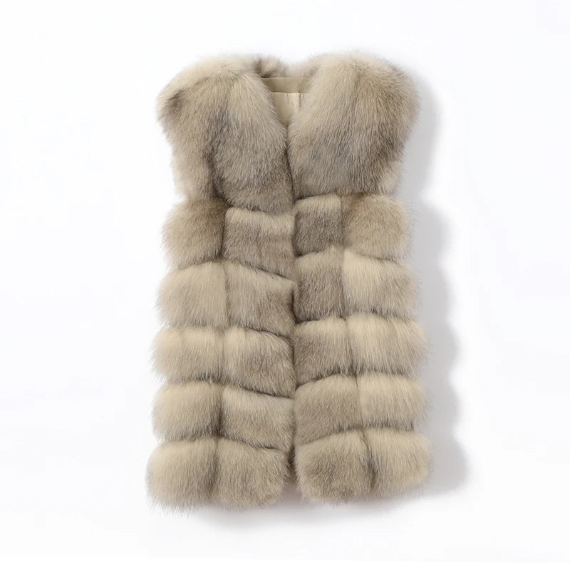 Broken code clearreal fur coats Women Natural Real Jackets Vest Winter Outerwear Women fox fur coat high quality fur Clothes