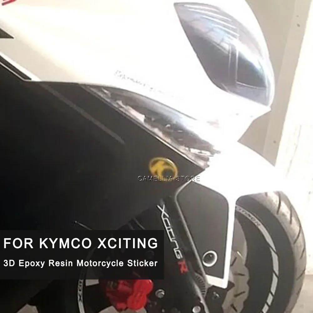 for KYMCO XCITING Motorcycle Accessories 3d Epoxy Sticker Waterproof Sticker Newly Launched Sticker