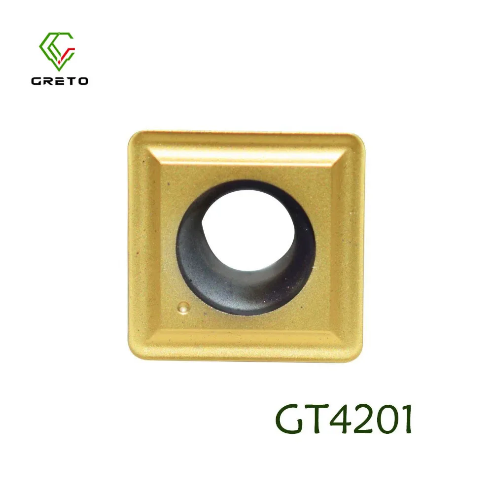

GRETO SPMG090408-DG GT4201 GT4202 цементированный карбид Cnc Металлические инструменты для фрезы SPMG 090408