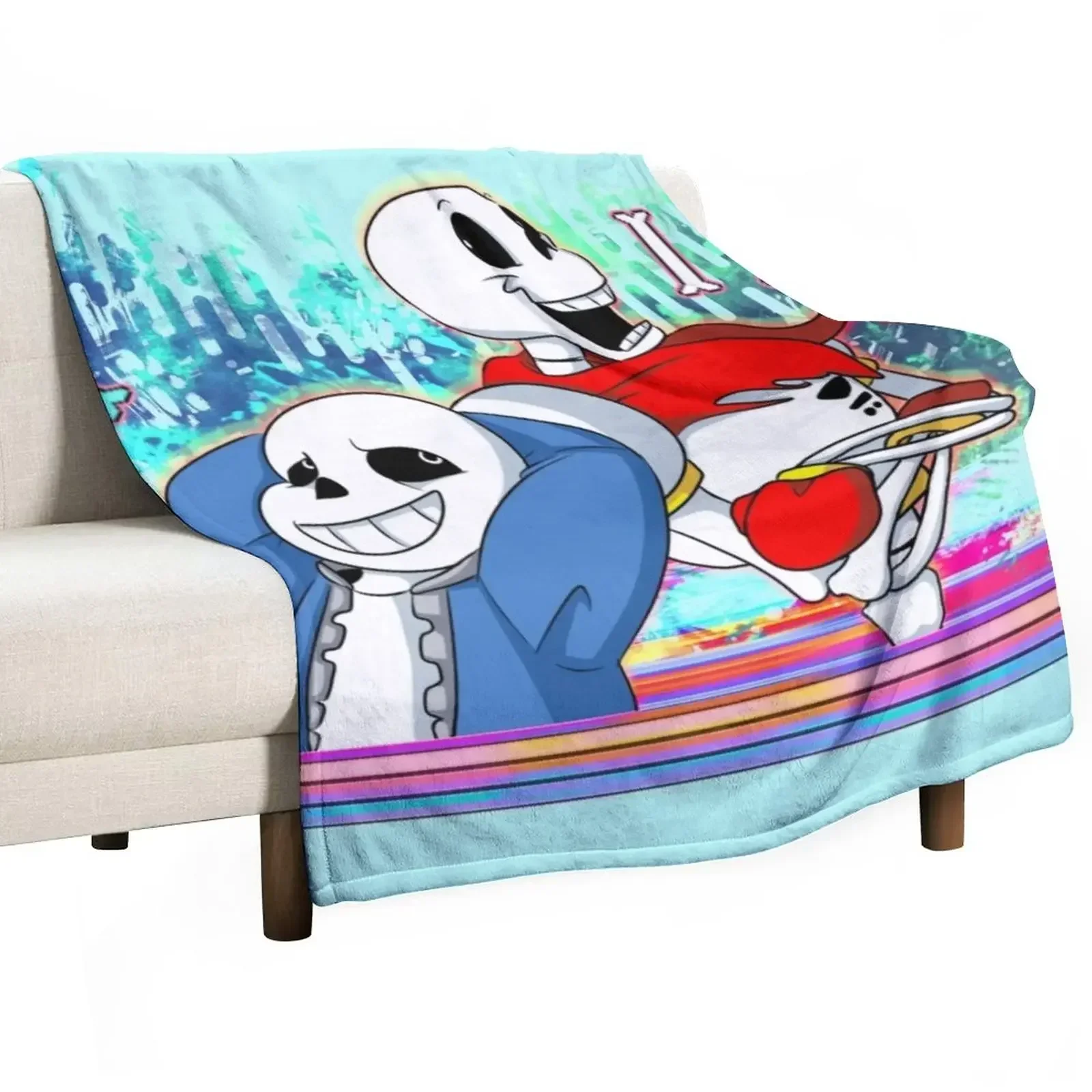 

Skelebros! : Throw Blanket manga Camping Thins Blankets