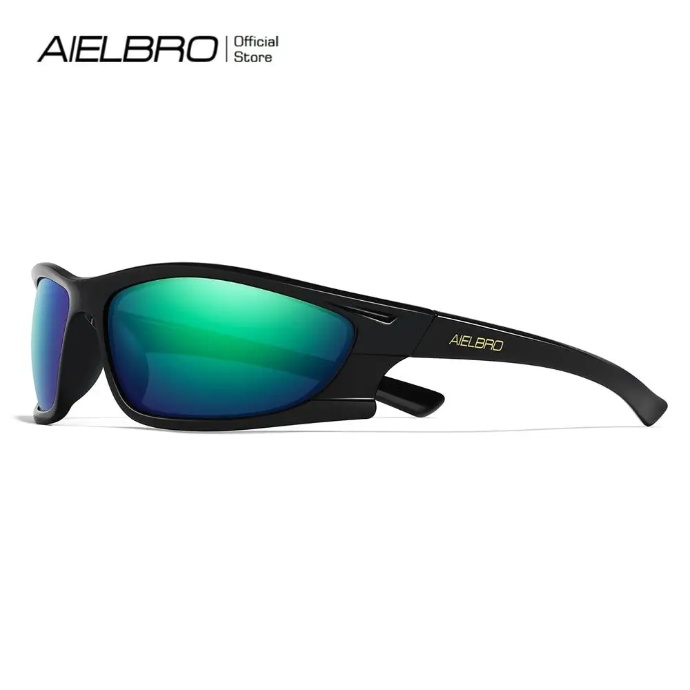 

AIELBRO Cycling Sunglasses for Men Women Classic Outdoor Sports Sun Glasses Uv400shade Eyewear