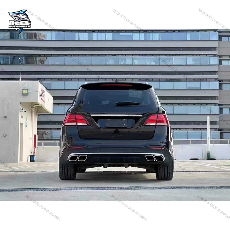 New Arrived Car Body Kit for Mercedes ml W164 Upgrade 2019 W166 GLE63 AMG Car Bumpers Fenders Hood Taillight W164 Headlight view 4