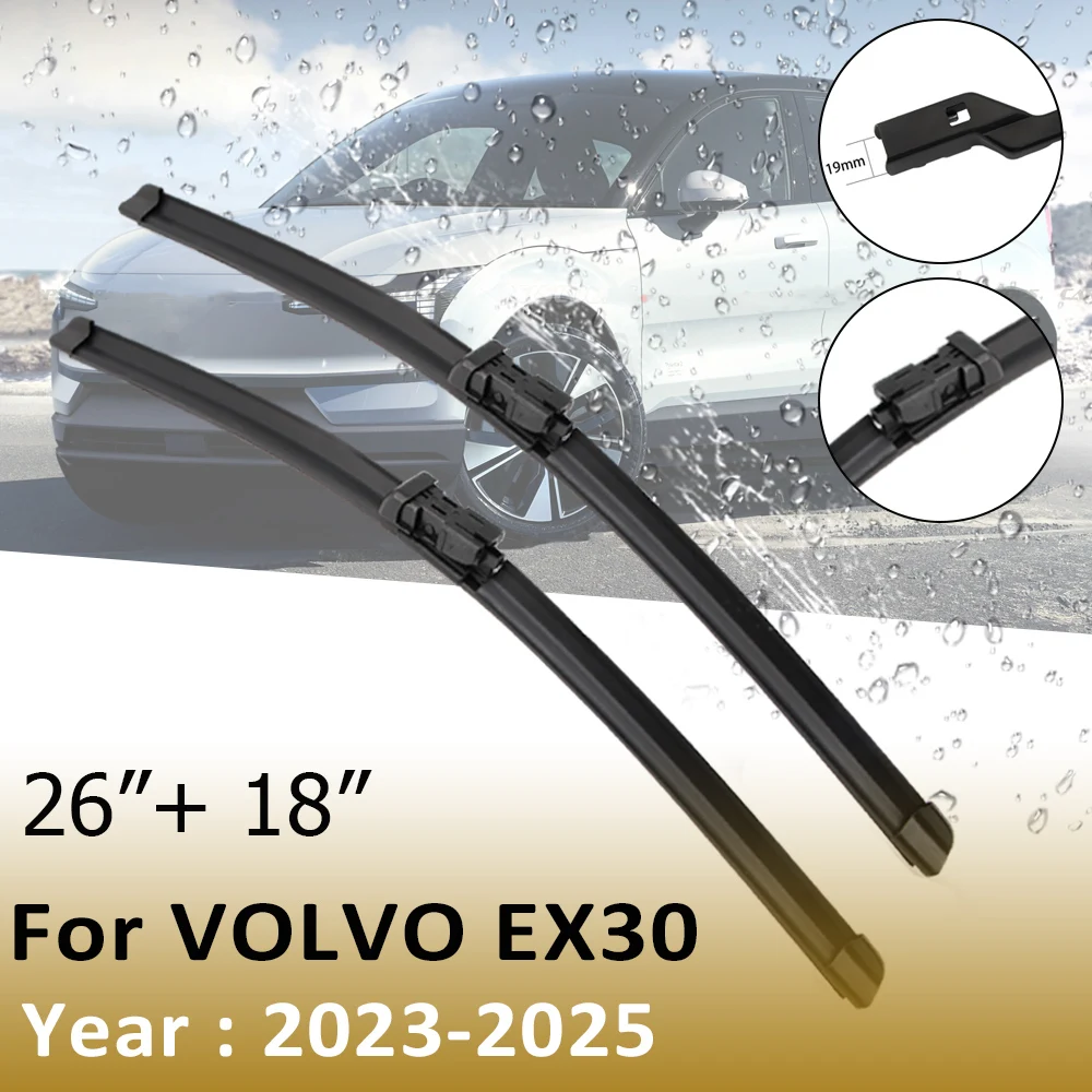 

BROSHOO автомобильная щетка стеклоочистителя из натурального каучука 26 "+ 18" 2023-2025 для VOLVO EX30 переднее лобовое стекло автомобильные аксессуары