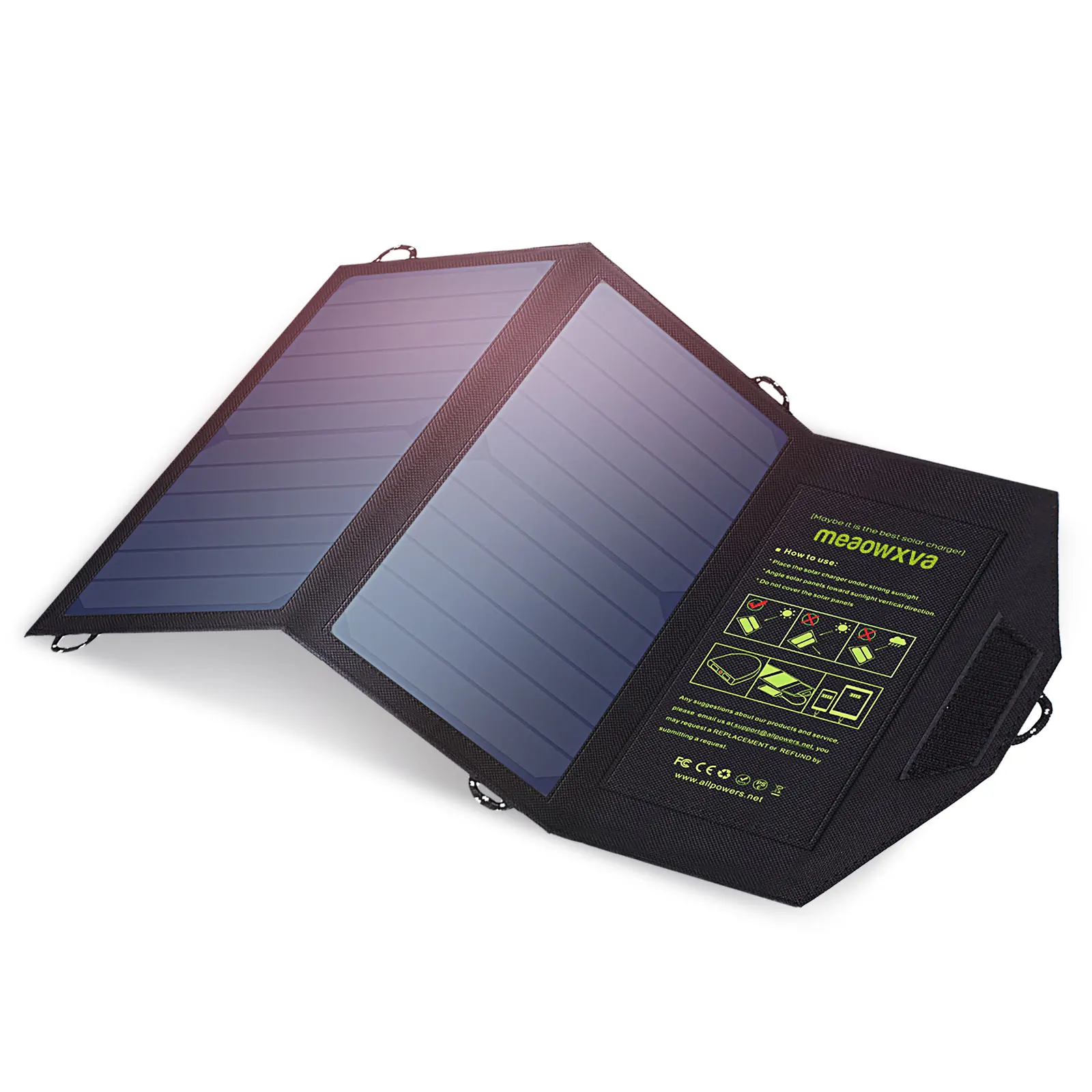 Portable USB Solar Mobile Panel Charger 5V 10W Foldable Outdoors Solar Battery Panel Emergency Supply