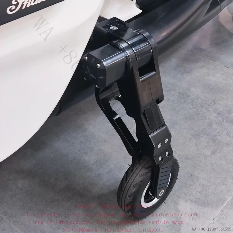Chiefdom Motorcycle Stand Landing Gear for HD Indian K1600 GTL R18 Fitment Black/Chrome Aluminum New 2-Year Warranty