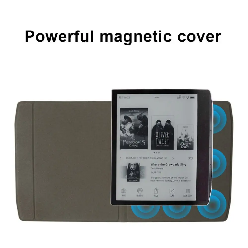 Auto Sleep/Wake 7 Inch Magnetic Protection Case Wear-resistant Leather E-Reader Case Shockproof Anti-fall for Pocketbook Era 700