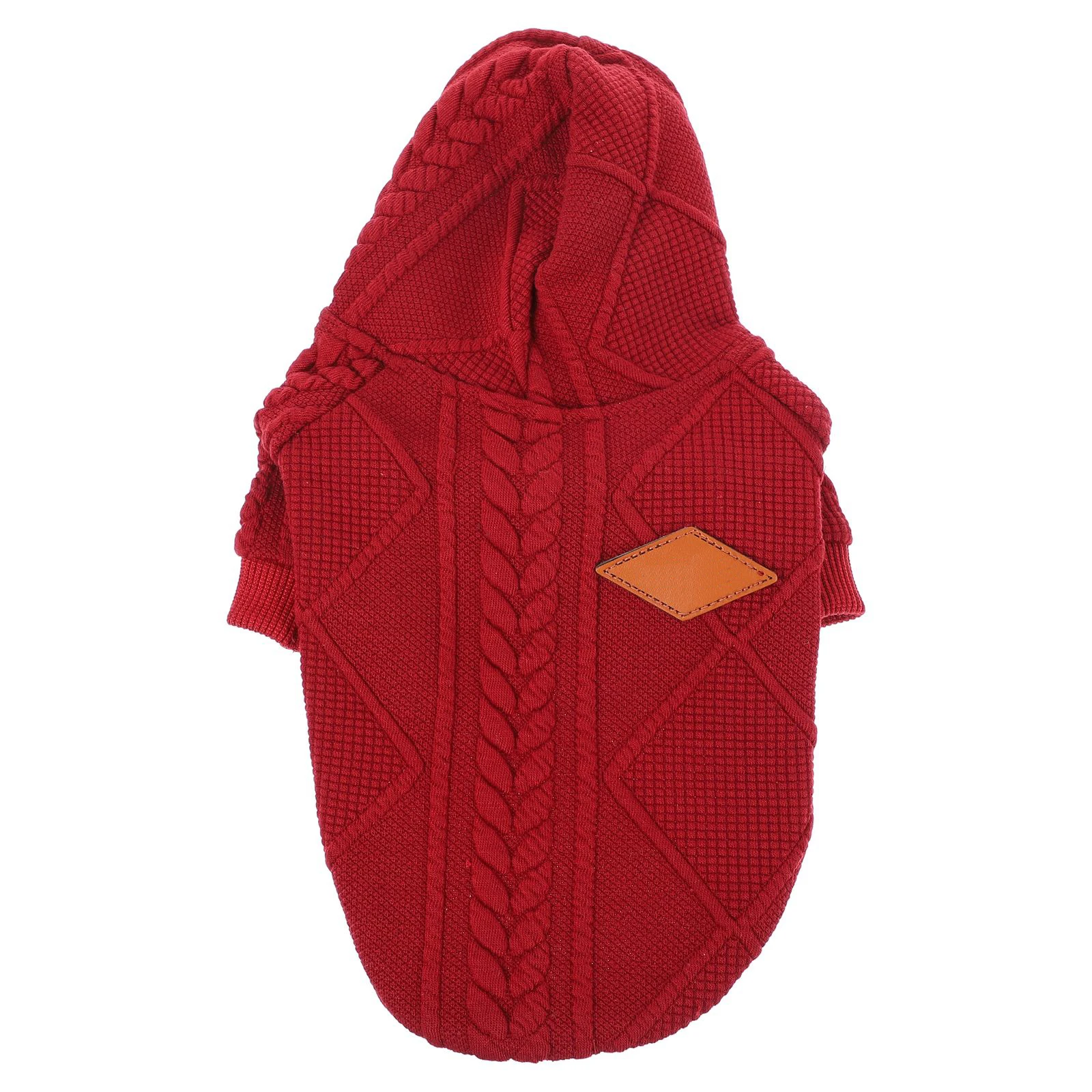 

Fleece Warm Sweater with Hat Dog Hoodie for Small Dogs Pet Costume Hooded Winter Clothes