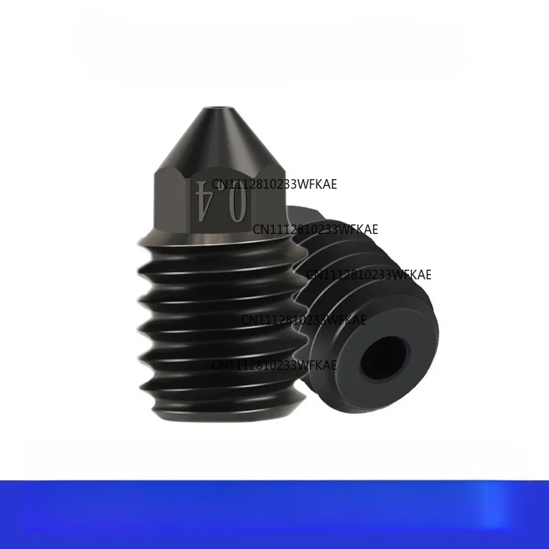 High Quality 3D Printer Accessories Bambu Lab X1C/P1PS Hardened Steel Nozzle 2.0 Wear Resistant Nozzle