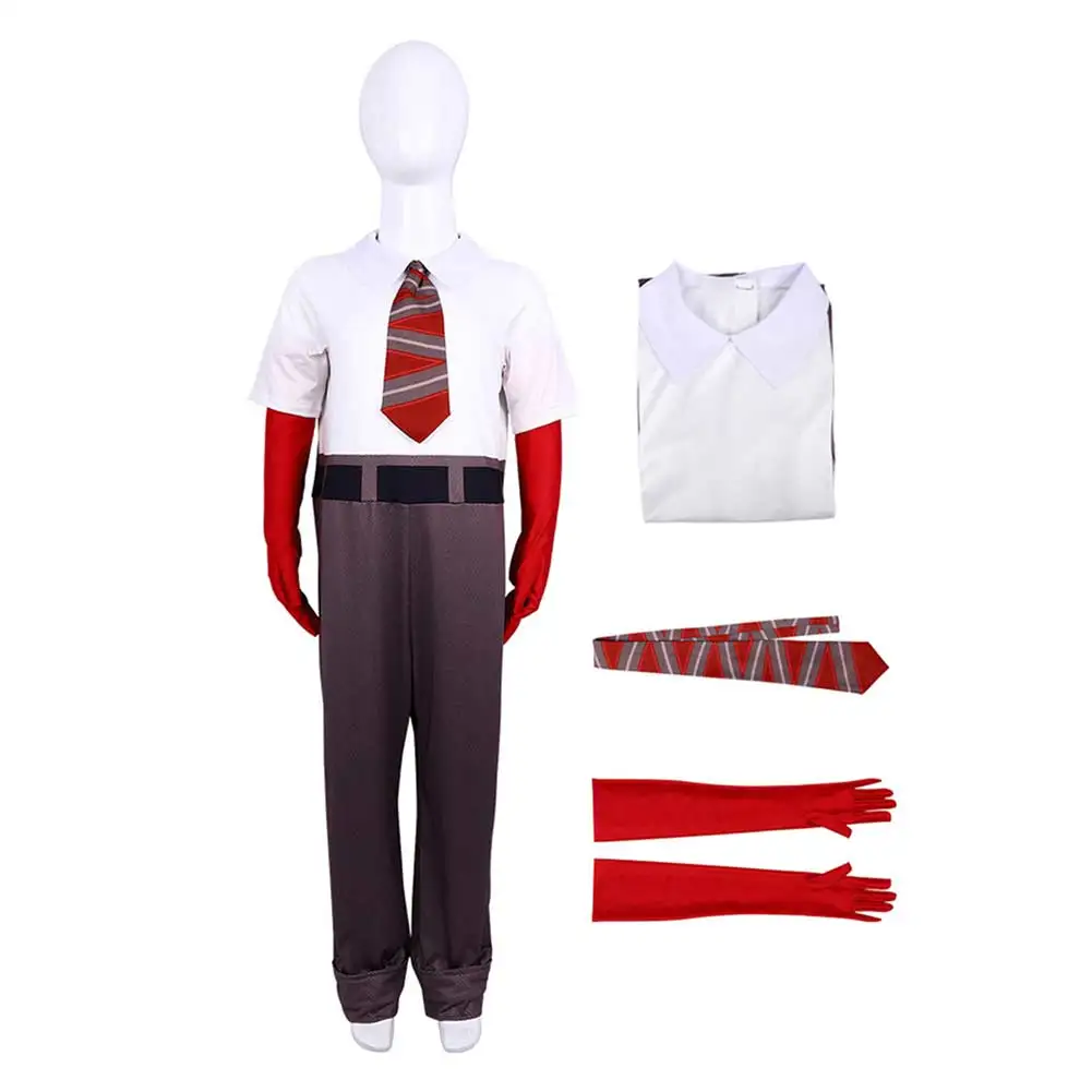 Vermomming Woede Cosplay Stropdas Jongens Volwassen 2024 Cartoon Film In Side 2 Kostuum Mannen Tiener Rollenspel Outfits Fancy Dress Up Party Doek
