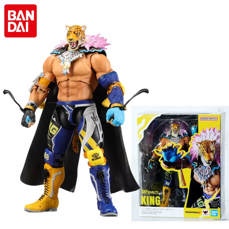 

Bandai Original S.H.Figuarts Tekken 8 Anime Figure King Action Figure Toys for Boys Girls Gift Collectible Model Ornaments