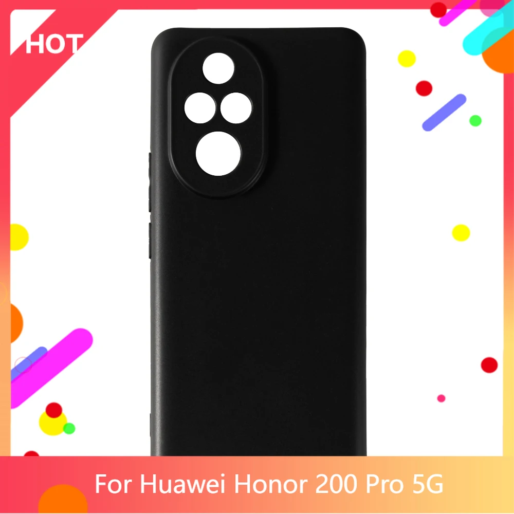 Custodia Cover posteriore opaca in silicone morbido TPU per Huawei Honor 200 Pro 5G Custodia per telefono Slim shockproo