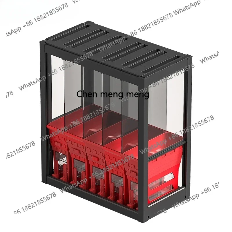 

cc182R Embedded function metering rice bucket space aluminum alloy basket household rice box