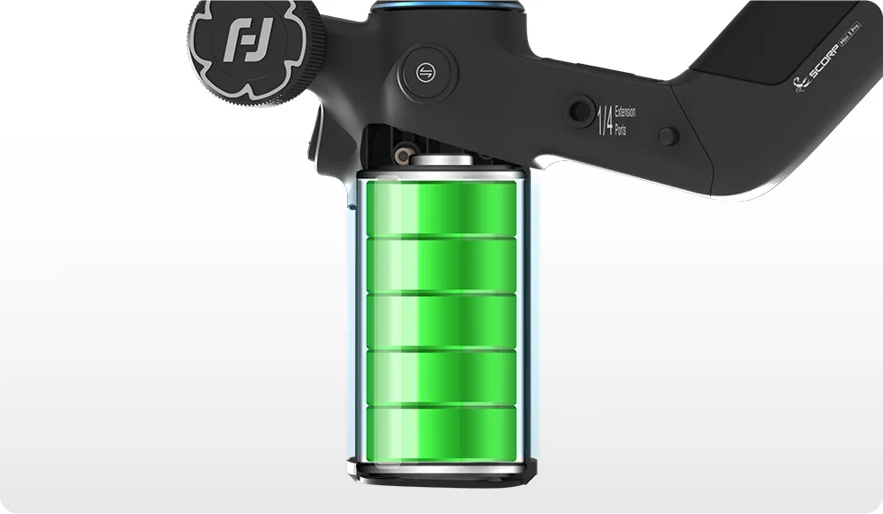 FeiyuTech SCORP Mini 3 Pro 3-in-1 Gimbal für Mirrorless-, Action-Kameras und Smartphones mit KI-Tracking 4.0, Abnehmbarer Griff, Unterstützt bis zu 2 kg, 14 h Akkulaufzeit – Detail 22
