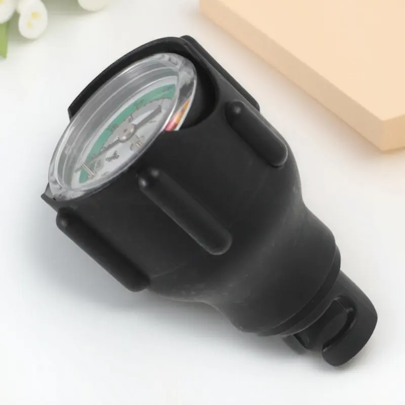 Premium Kayak Pressure Gauge for Inflatable Boats and Surfboards Stainless Steel Construction Reliable Air Pressure Measurement