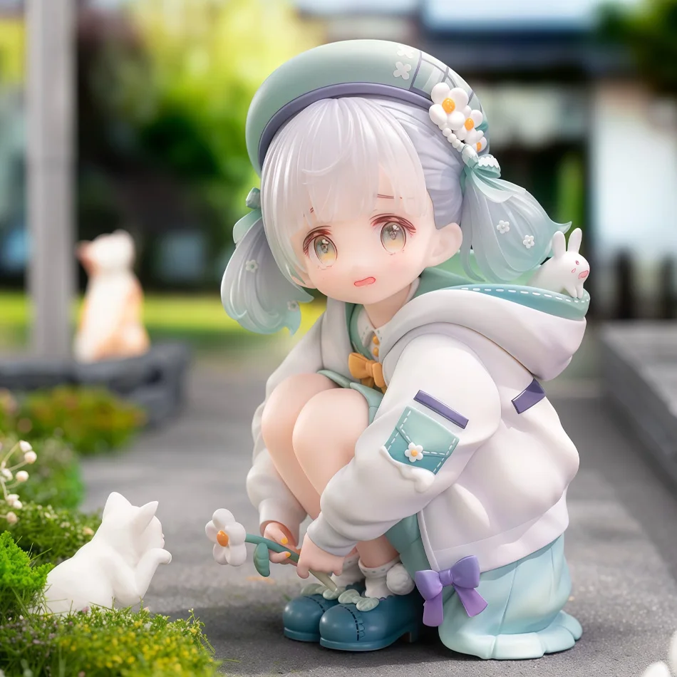 In Stock 12cm Character Ageru Sahara Mafuyu Anime Girl Figure EUSUN Flowers for You Action Figure Collection Model Doll Toy Gift