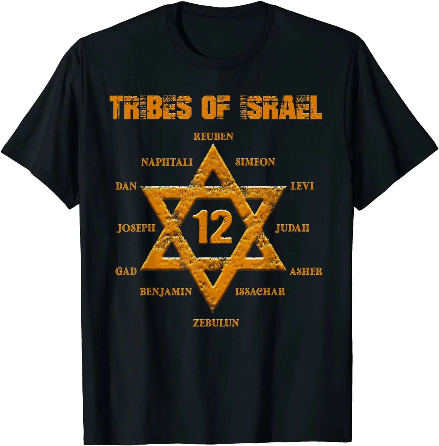 12 Twelve Tribes of Israel Hebrew Israelite Judah Jerusalem T-Shirt Short Sleeve Casual 100% Cotton O-Neck Shirts