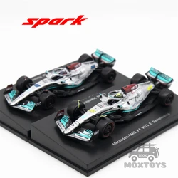 Spark1:64 F1 2022  W13 E Performance NO.63 G.Russell /NO.44 L.Hamilton  Diecast Model Car