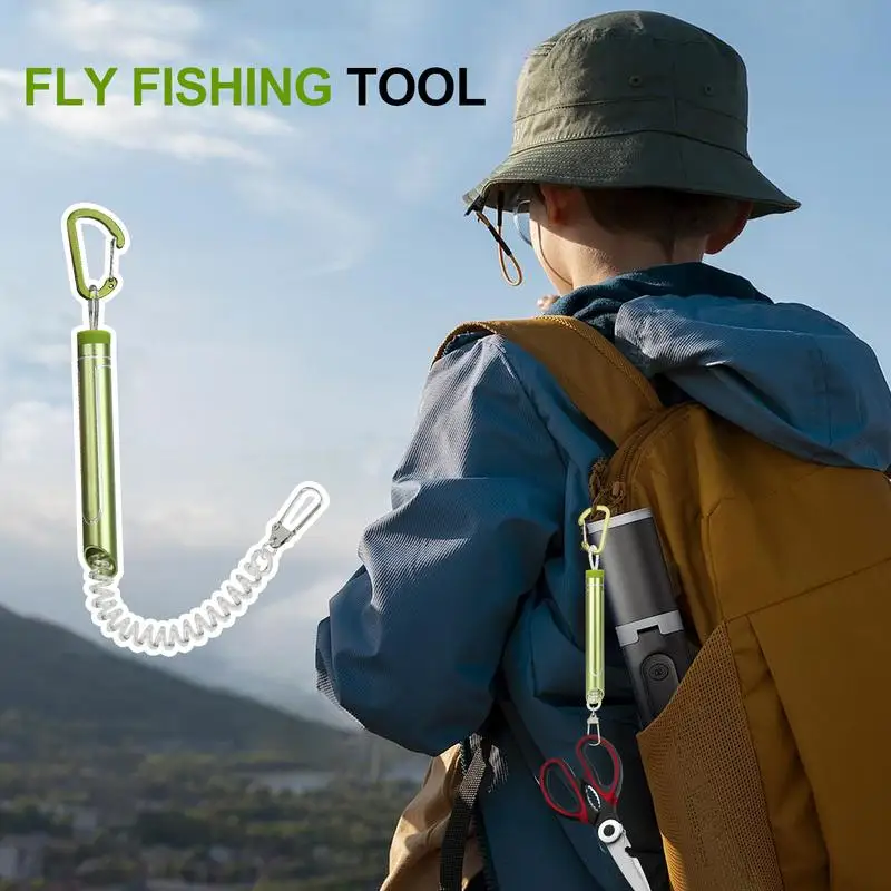 Fly Fishing Tool Retractor Retractable Anglers Combo Tool Holder Fly Fishing Retractor Swivel Retractor Fly Fishing Tool For