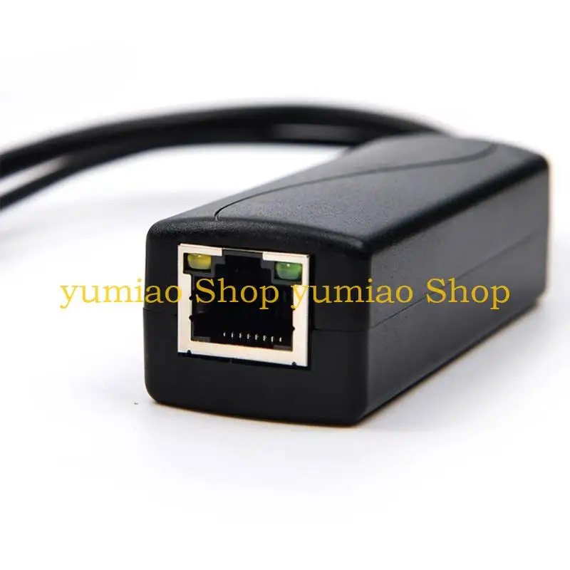 587B POE SPLITTER 5V USB Power Over Ethernet 48V ถึง 5V Poe Splitter สำหรับกล้องประเภท USB C. 5.5x2.1 3.5x1.35