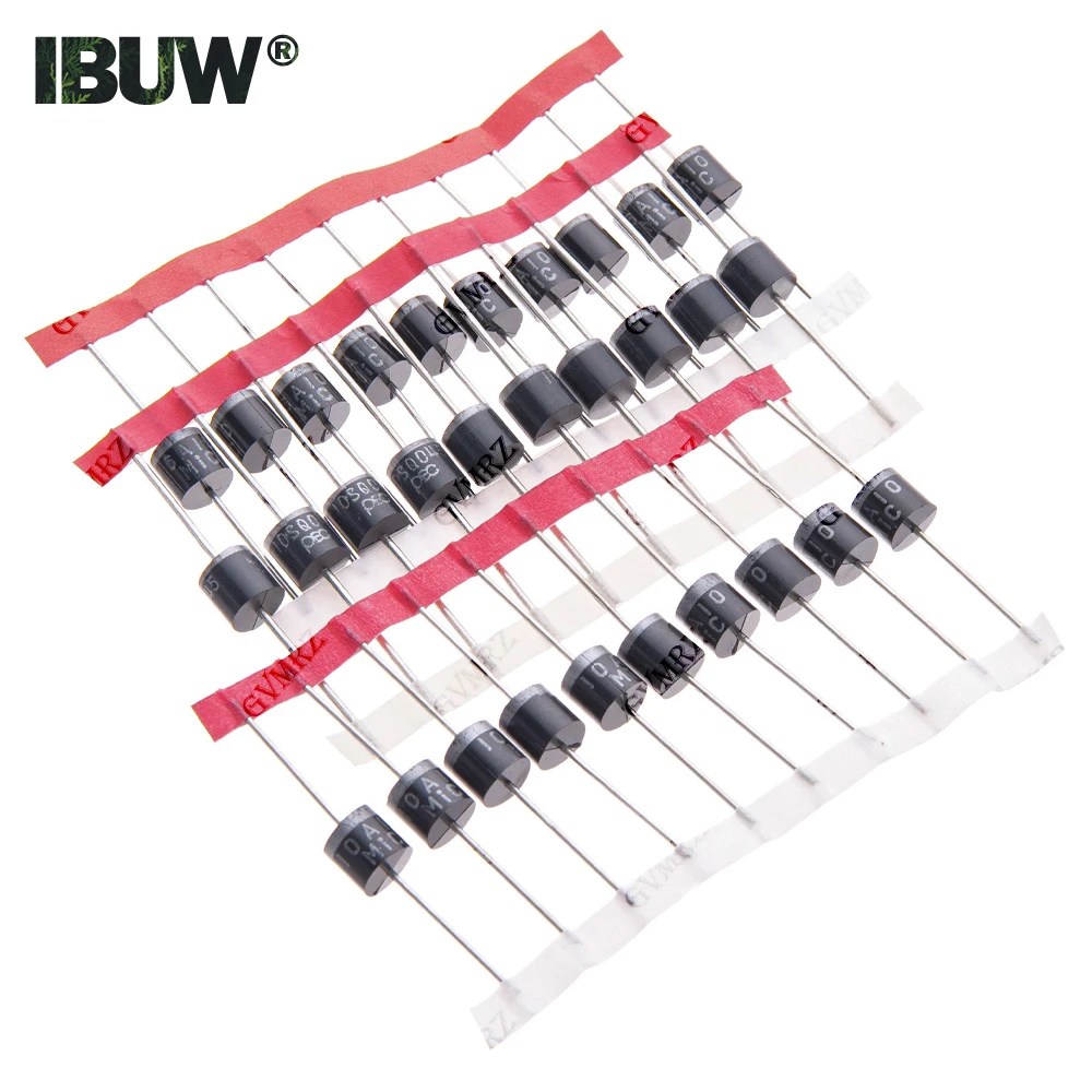 Rectifier Diode Mixed Kit 6A10 10A10 20A10 DB3 RL207 Electronic Components MUR4100E 10SQ045 20A10 130mil