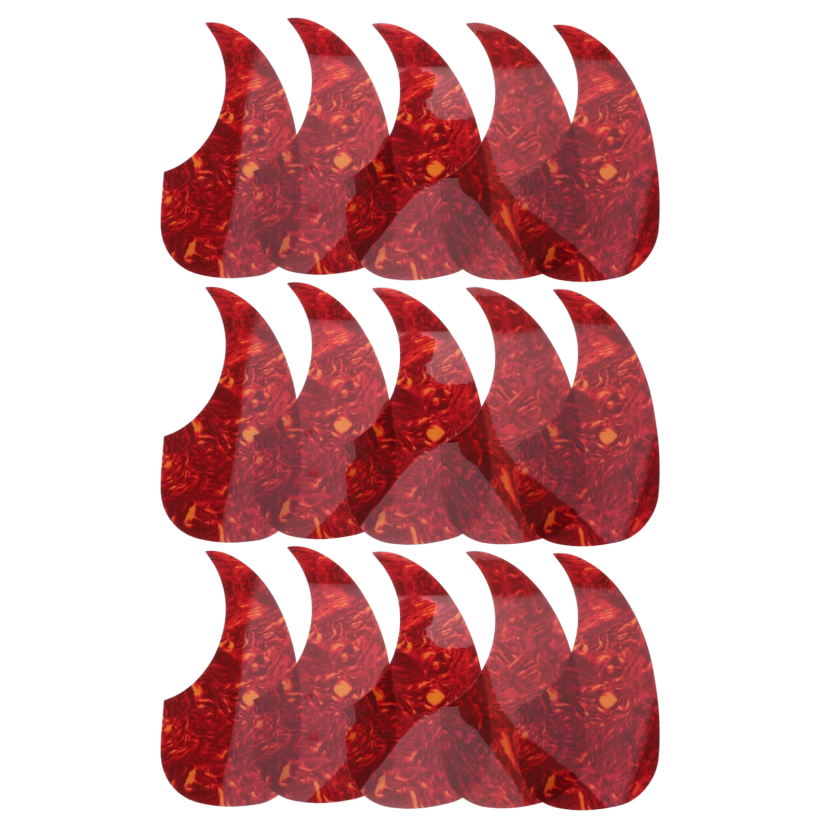 

15pcs Acoustic Self Adhesive Waterdrop Shaped Scratch Plate Sticker Protector Folk Electric Accessories Self Adhesive