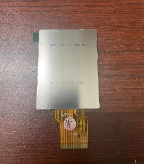 Tela LCD 2.7 polegadas, 40 pinos, bl-t27p06v2, fpc-t27p06v0