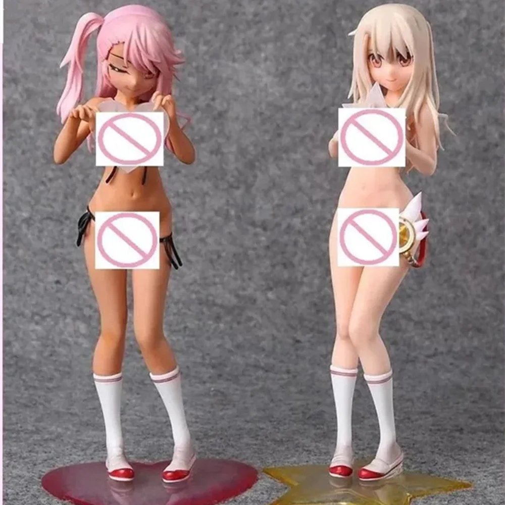 Action Figure in PVC di Fate Kaleid Liner Prisma Illya, Illyasviel e Chloe Von Einzbern, Puella Magi Madoka Sakura