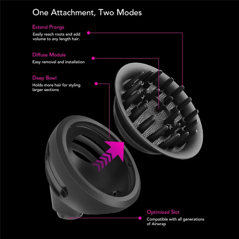 다이슨 에어랩 HS01 HS05 HS08 디퓨저 노즐 부착-A58E용 헤어 디퓨저 부착 노즐