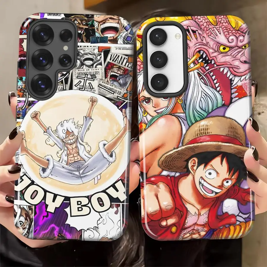 Soft Cover Capa Phone Case for Samsung Galaxy S26 Ultra A36 A26 A56 S23 A16 S25Ultra S24 Ultra S20 FE One Piece Zoro Luffy