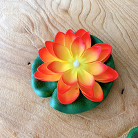 Floating Pool Light Battery Operated Water Lily Flower Candle Decor LED Lantern for Pond Garden Party