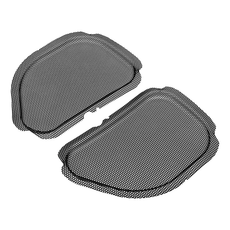 Motorcycle Fairing Mesh Front Speaker Grill Cover For Harley Road Glide 1998-2013