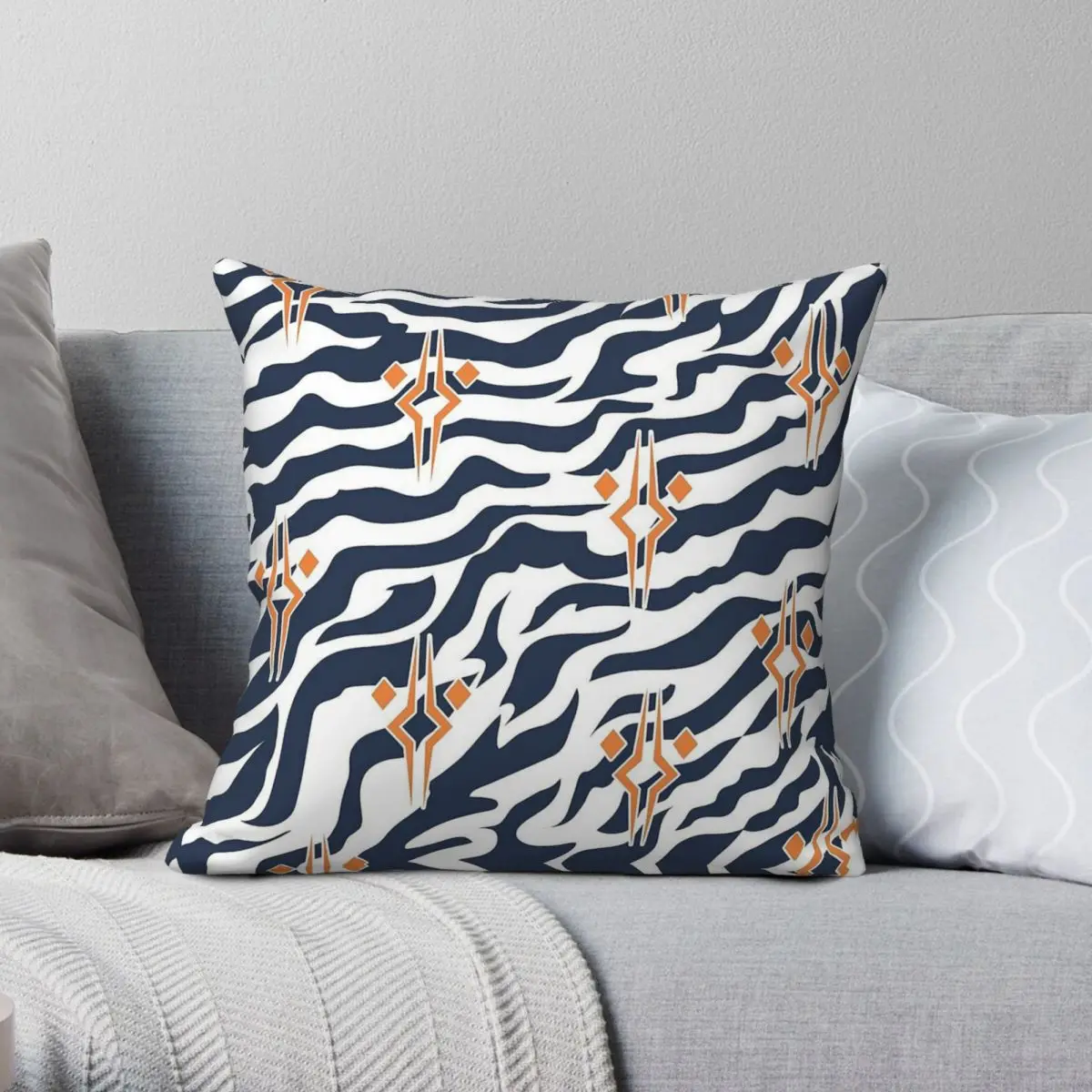 Fulcrum Logo Square Pillowcase Polyester Linen Velvet Printed Zip Decor Throw Pillow Case Room Cushion Cover