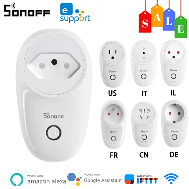 

Умная розетка SONOFF S26 R2 с поддержкой Wi-Fi, 16 А