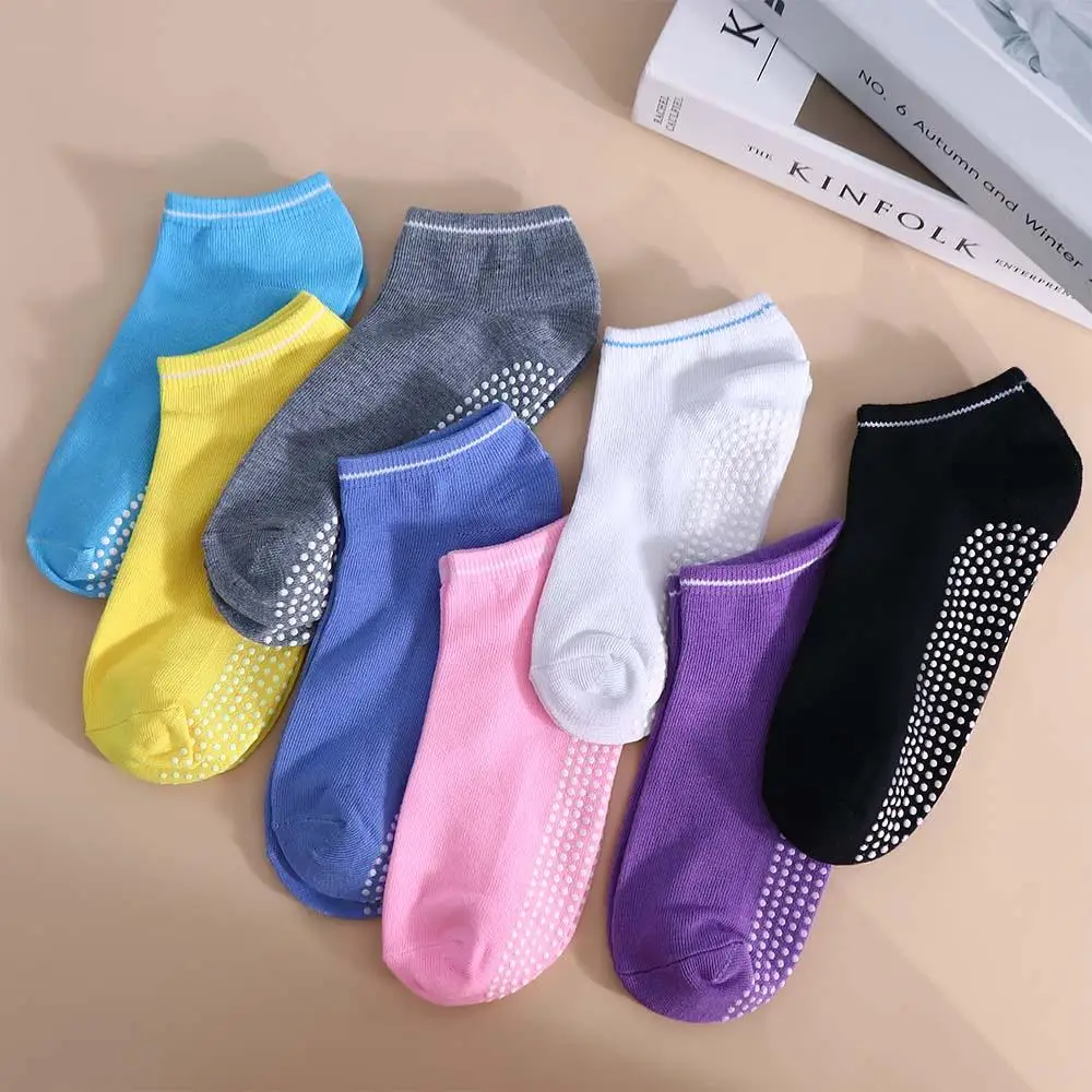 Gym Pilates Sport Silicone Cotton Breathabl Quick-Dry Ballet Socks Elasticity Socks Dance Sock Women Yoga Socks