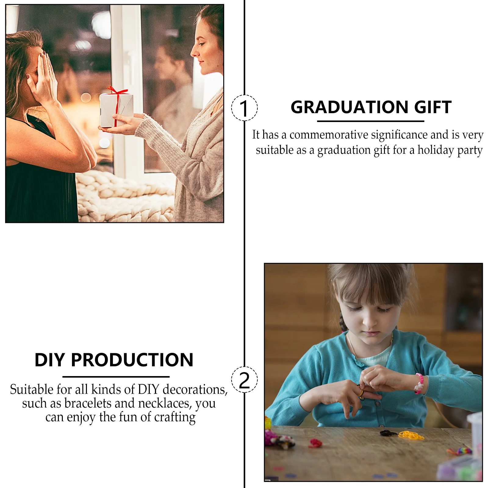 

50pcs Copper Screw Clasp For Bracelet Necklace Jewelry Making End Tip Cap Diy Accessories Barrel Cord Connector Fastening