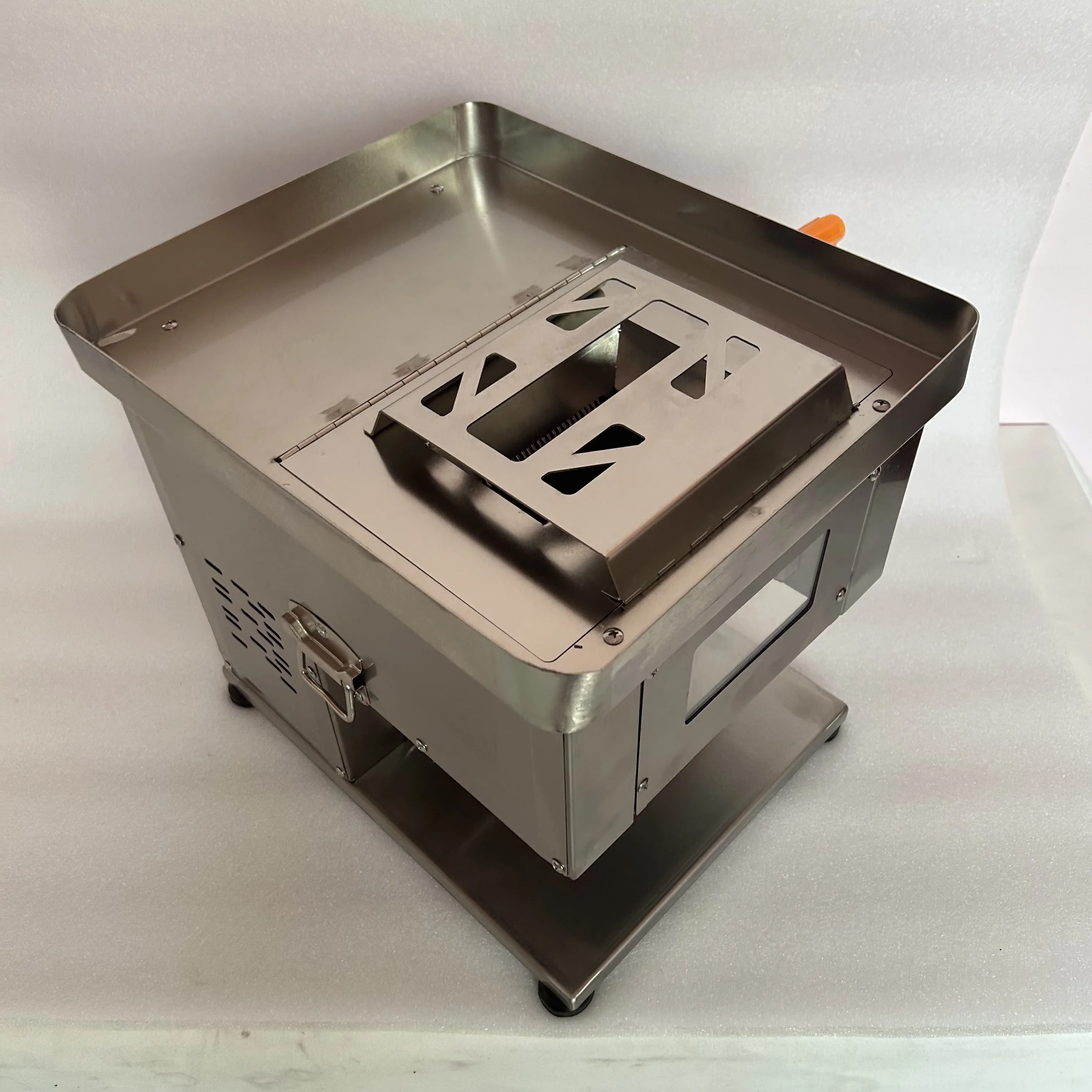 Коммерческая мясорубка из нержавеющей стали, машина для резки мяса, электрическая мясорубка для овощей, свинины, баранины